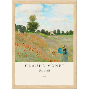 Keretezett poszter 35x45 cm Claude Monet – Wallity