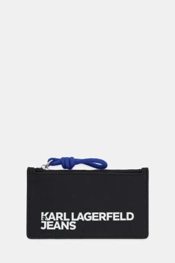 Peňaženka Karl Lagerfeld Jeans pánska, čierna farba, A3M32073