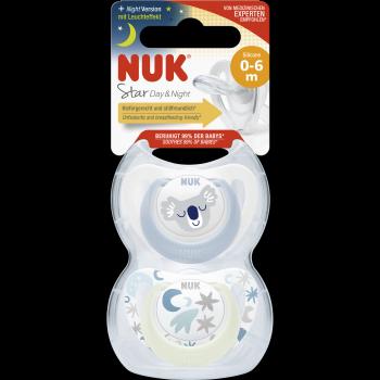 NUK Cumlík Star Deň&Noc 0-6 m 2 ks