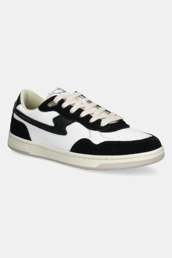 Tenisky Stepney Workers Club Pro Cup 01 S-Strike Leather Suede pánske, čierna farba, YQ03010
