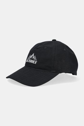 Šiltovka adidas TERREX Multi Baseball čierna farba, s nášivkou, JJ1477