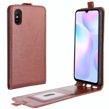 Vyklápacie puzdro Xiaomi Redmi 9A / 9AT hnedé