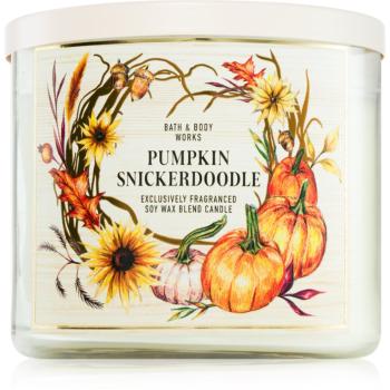 Bath & Body Works Pumpkin Snickerdoodle vonná sviečka 411 g