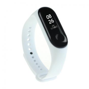 BStrap Silicone remienok na Xiaomi Mi Band 3/4, white (SXI006C12)