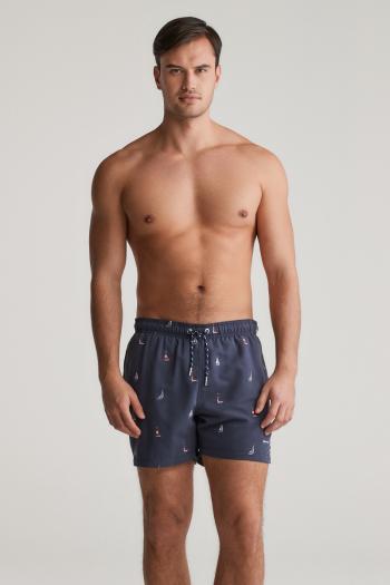 FÜRDŐRUHA GANT BOAT EMBROIDERY SWIM SHORTS EVENING BLUE