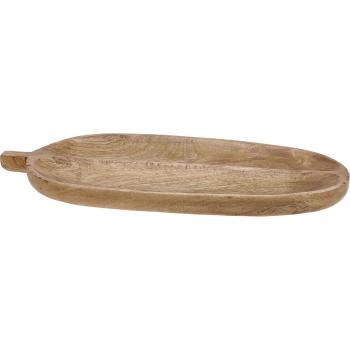 Dekoračný podnos v tvare listu Mango, 40 x 18 cm