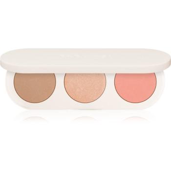 Farmasi 3-in-1 iluminator, pudră bronzantă și blush Peach Bite 13 g