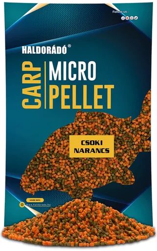 Haldorádó pelety carp micro pellet 600 g 2,5 mm - čokoládový pomaranč