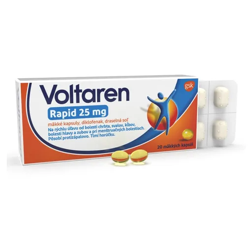 VOLTAREN Rapid 25 mg 20 kapsúl