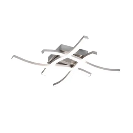 Reality Route led stropné osvetlenie nikel r62474407 RER62474407