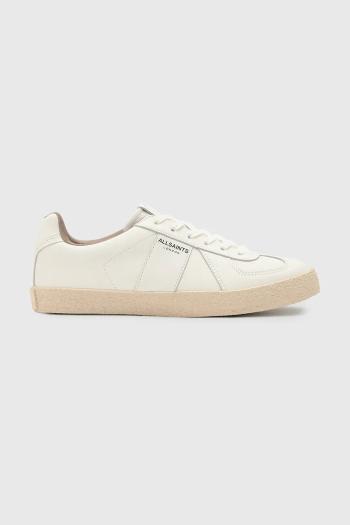 Kožené tenisky AllSaints Jaimee Leather Sneaker dámske, biela farba, W058FC