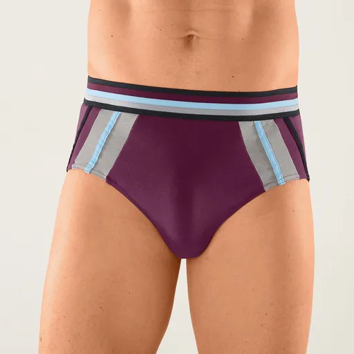 Zatvorené slipy s vyšším pásom, súprava 6 ks