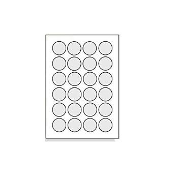 Samolepiace etikety 40 x 40 mm, 24 etikiet, A4, 100 listov