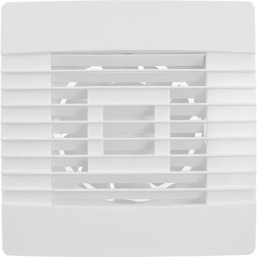 Haco ventilátor stenový biely s žalúziou AVPRO120S