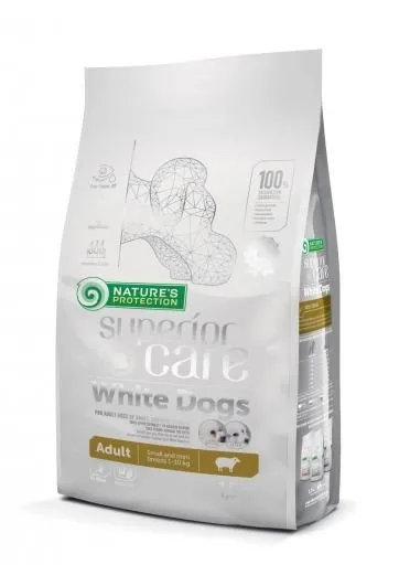 Natures Protection Superior care white dog Adult lamb Small