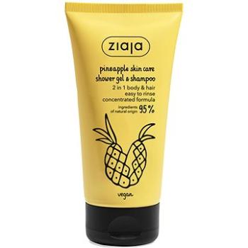 ZIAJA Ananás Sprchový gél & šampón energizujúci 2 v 1 160 ml (5901887051886)