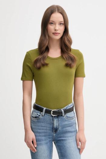 Bavlnené tričko United Colors of Benetton dámske, fialová farba, 3GA2E16A0