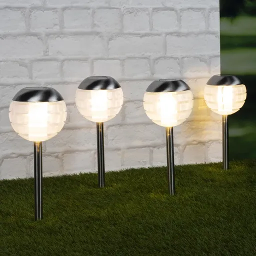 Haushalt international Solární osvětlení Koule, 4 kusy