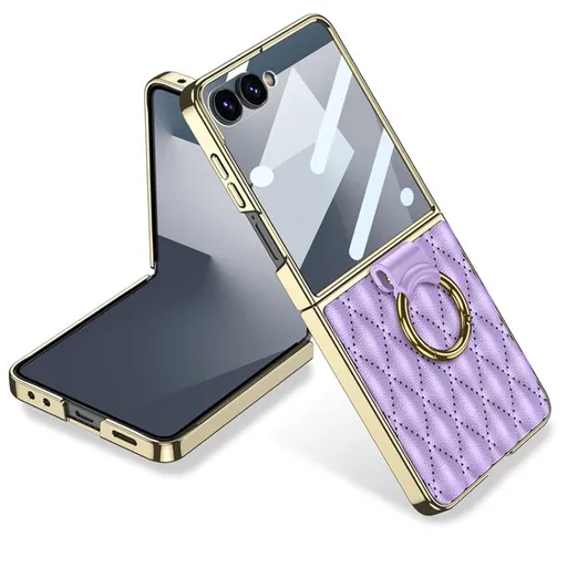 GKK NIKKI Kryt s držiakom Samsung Galaxy Z Flip7 5G fialový