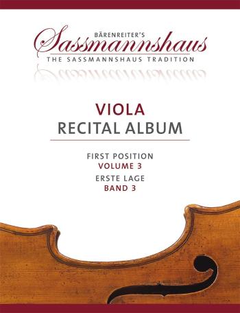 Bärenreiter Viola Recital Album, Volume 3 Noty