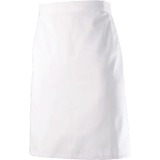 Ardon Kuchárska zástera do pása Ida - Biela | 70 x 62 cm