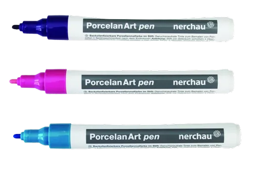 NERCHAU - Vypaľovacie fixky na porcelán (430501 - zelená)