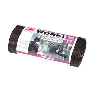 BRATEK pevné vrecia na odpad 35 l, 15 ks (5906448070030)