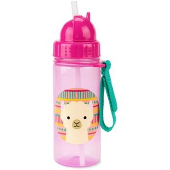 SKIP HOP Zoo hrnček so slamkou PP bez PVC a BPA Lama 385 ml, 12 m+ (195861020899)