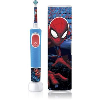 Oral B PRO Kids 3+ Spiderman elektrická zubná kefka s puzdrom pre deti 1 ks