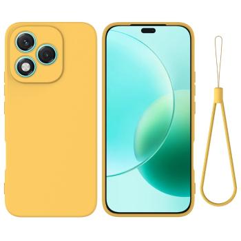 RUBBER Ochranný obal pre Honor 400 Lite 5G žltý