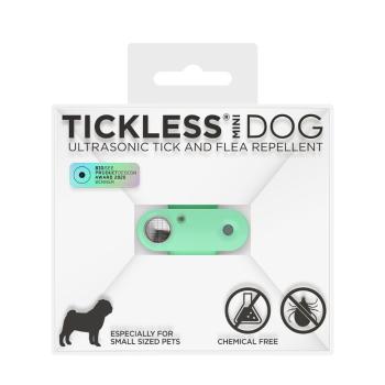 TICKLESS MINI DOG DOBIJATELNY ULTRAZVUKOVY ODPUDZOVAC KLIESTOV A BLCH PRE PSOV - MENTHA GREEN