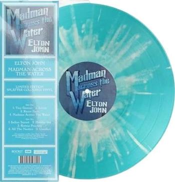 Elton John - Madman Across The Water (Light Blue Splatter Coloured) (LP)