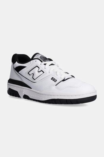 Kožené tenisky New Balance 550 biela farba, BB550HA1