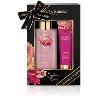 BAYLIS & HARDING Sada s vůní na tělo a balzámem na rty, 2ks - Tajemná růže (017854110472)