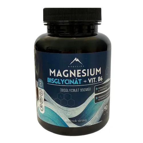 Hrotlife Magnézium bisglycinát + vitamín B6 90 kapsúl