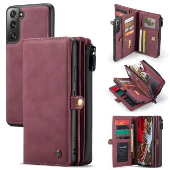 WALLET Ochranný Kryt s peňaženkou 2v1 pre Samsung Galaxy S22 5G červené