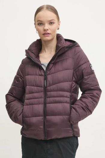 Bunda Superdry dámska, fialová farba, zimná, W5011724A-C4J