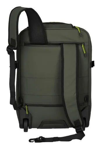 Cestovný batoh na kolieskach Travelite Briize Backpack L Trolley Khaki