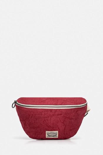 Bavlnená ľadvinka Levi's červená farba, 002H1-0005