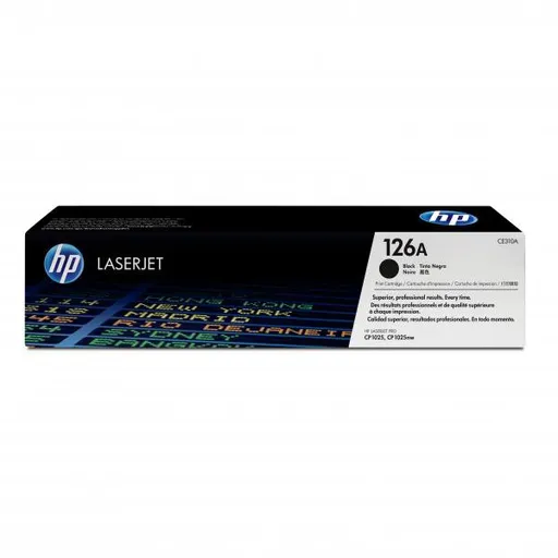 HP CE310A - originálny toner HP 126A, čierny, 1200 strán