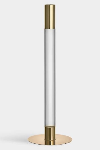Dekoračný svietnik Orrefors Lumiere 32 cm priehľadná farba
