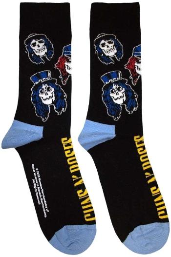 Guns N' Roses Ponožky Skulls Band Black 40-45