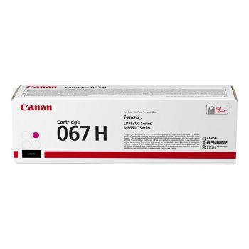 Canon originál toner 067 H M, magenta, 2350str., 5104C002, high capacity, Canon LBP631Cdw, LBP633Cdw, MF651Cw, MF655Cdw, MF657Cdw,, purpurová