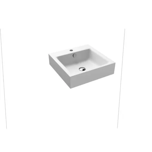 Kaldewei Puro umývadlo 3163 46x46 cm alpská biela otvor pre batériu uprostred 901306013001