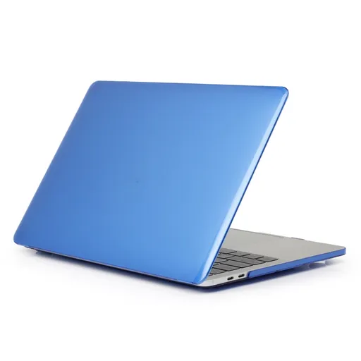 CRYSTAL Plastový kryt pre Macbook Air 13 (M2 / M3 / M4) A2681 / A3113 / A3240 tmavomodrý