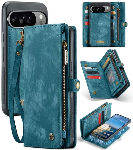 WALLET Ochranný kryt s peňaženkou 2v1 pre Google Pixel 10 Pro XL modrý