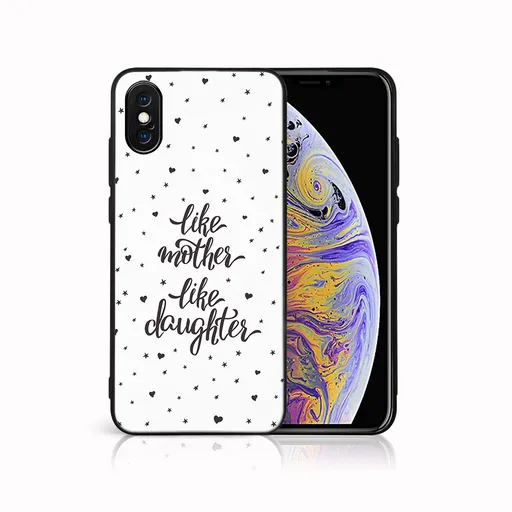 MY ART Ochranný kryt pre Apple iPhone X / XS LIKE MOTHER (113)