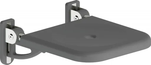 DEANTE - Ľahnený antracit Nástenné sedadlo, sklopné NIL_T51A