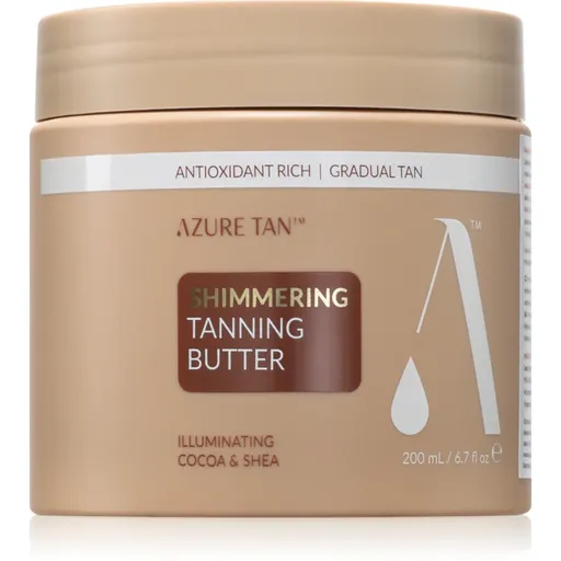 Azure Tan Shimmering tónovací balzam na telo s trblietkami 200 ml