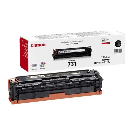 CANON 731 BK - originálny toner, čierny, 1400 strán